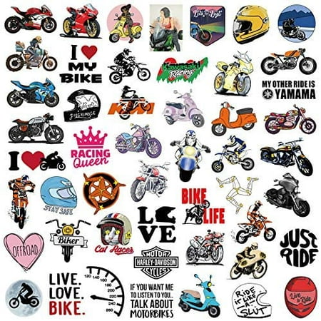 Stickers 50 pcs ,50 Pcs Stickers for Laptop Car Styling Phone Bicycles Luggage Motorcycle Decals PVC DIY Waterproof Sticker Toy for Kid Gifts QiJiaYi 
